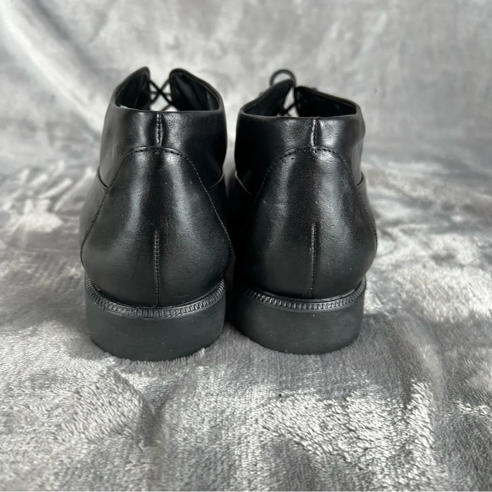 Easy Spirit Harverd Womens Lace Up Oxford Bootie‎ Womens 9.5 B Black Shoes
